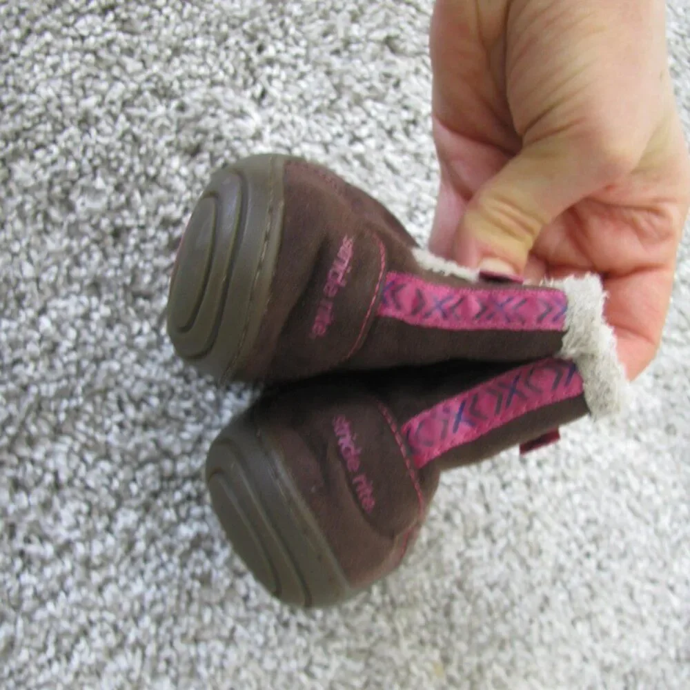 Stride rite suede girls boots 3.5